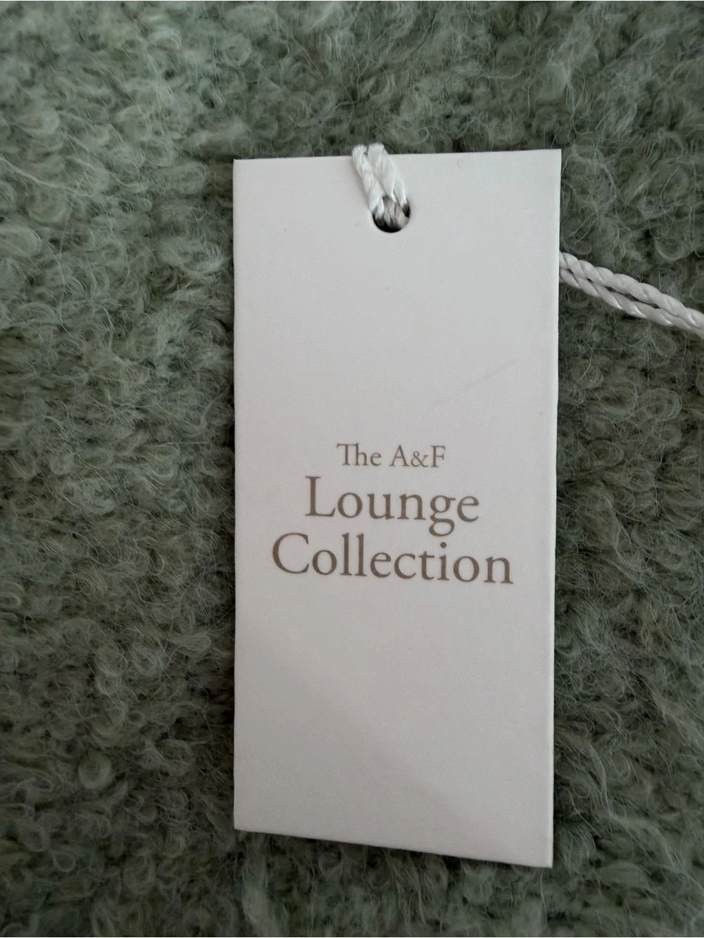New! Abercrombie & Fitch Lounge Collection Fuzzy Knit Set Green M 8957